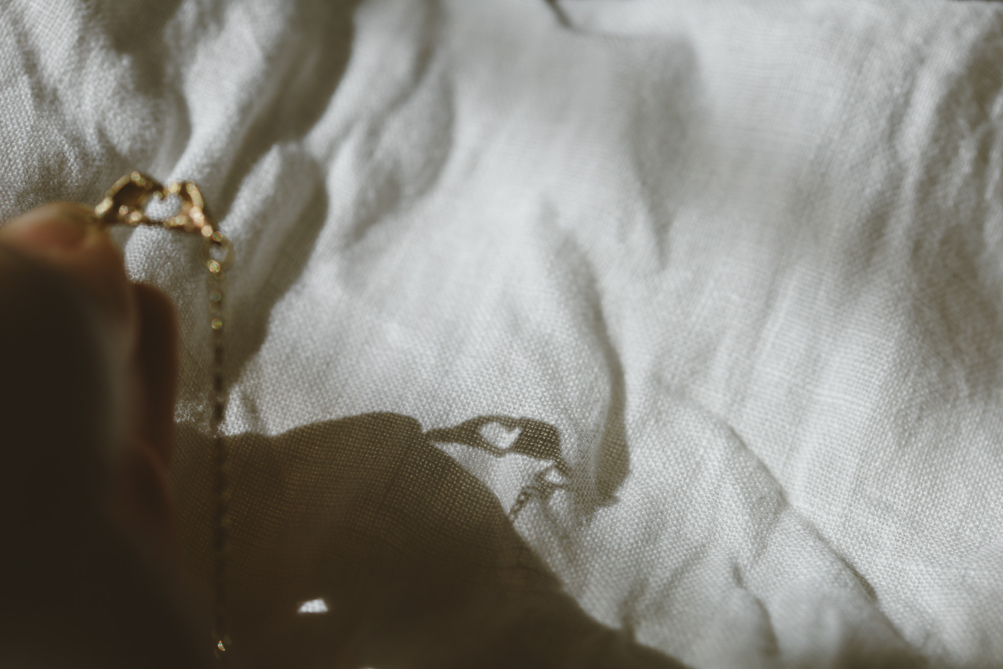 A Quiet Bond | Hand Heart Gold Necklace - Image 13