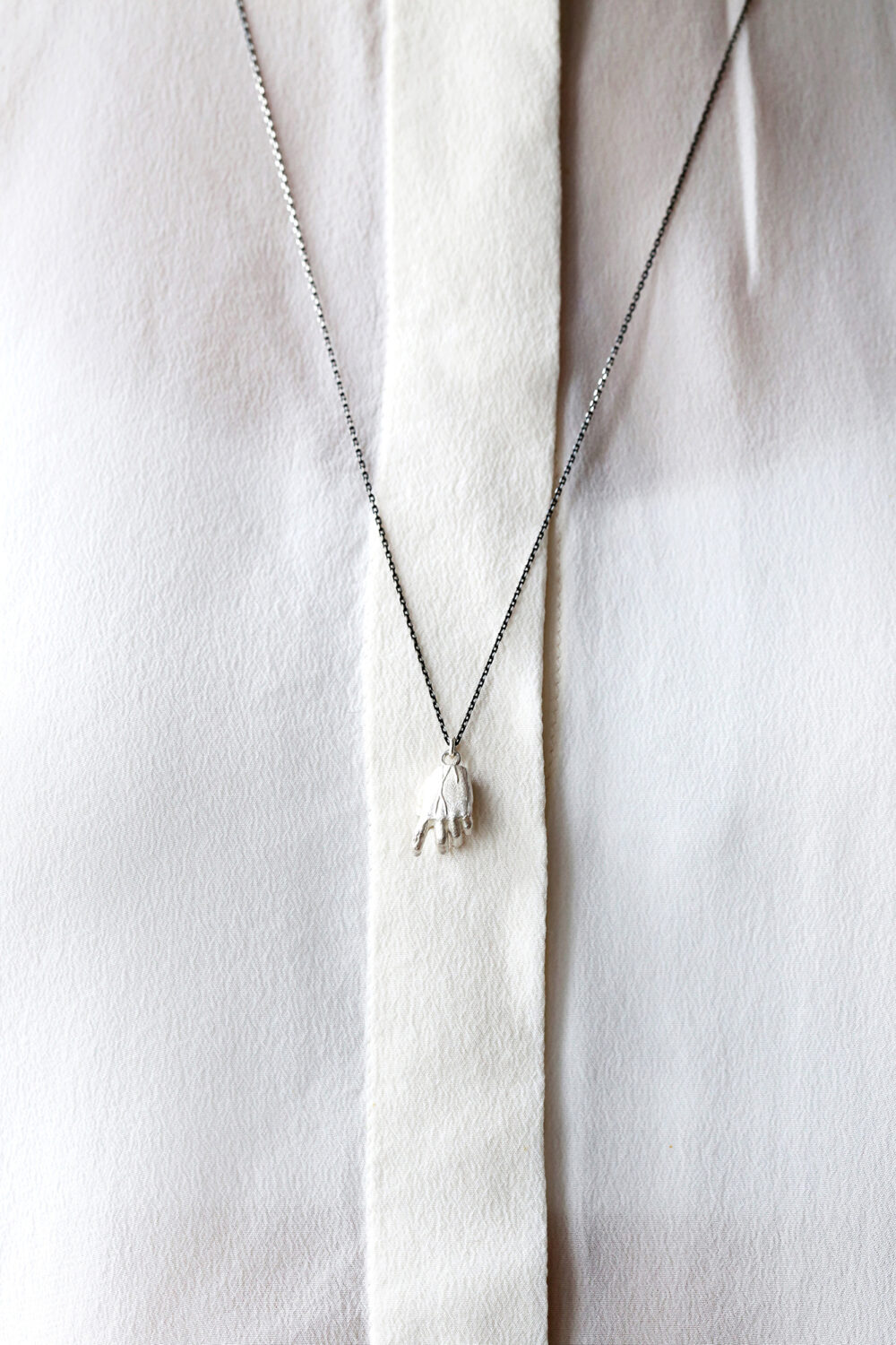 Phobia | Silver Hand Pendant All By Herself