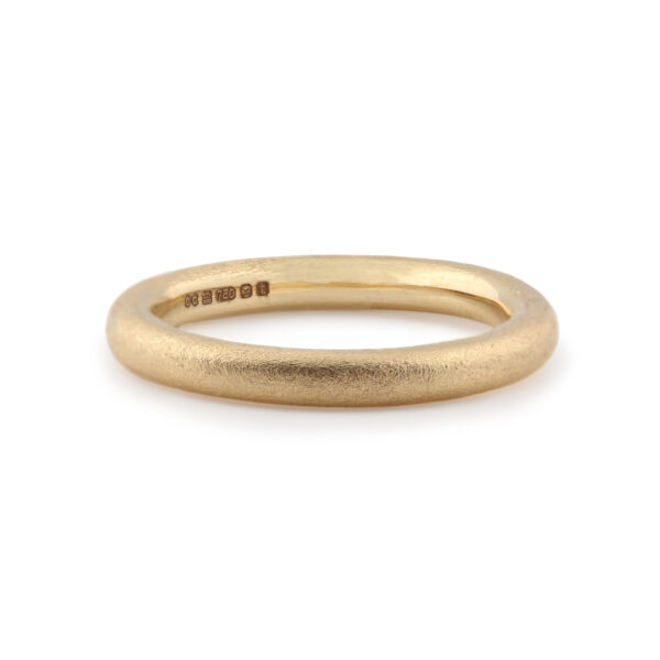 dovile b gold wedding band 18ct gold