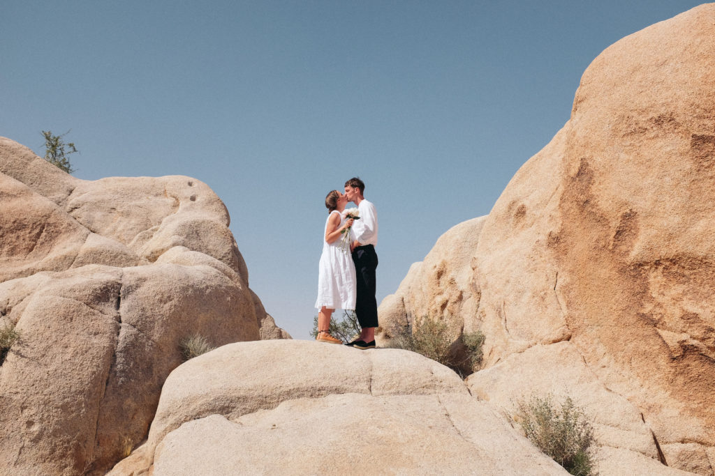 dovile b wedding joshua tree rustic