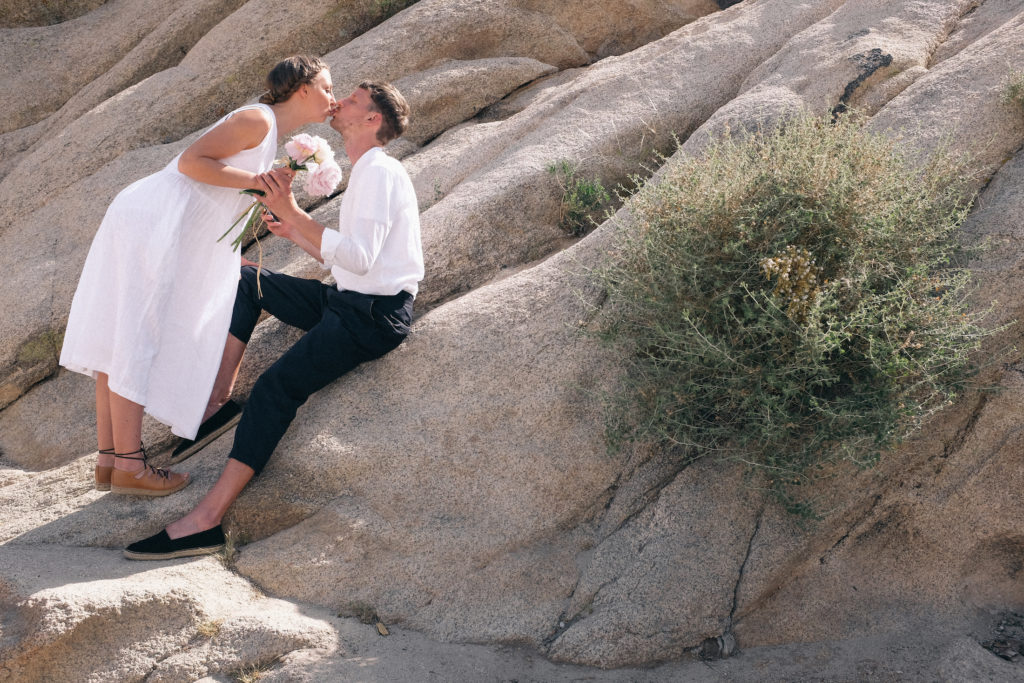 dovile b wedding joshua tree rustic