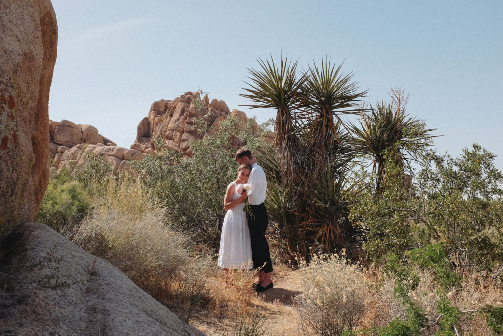 dovile b wedding joshua tree rustic