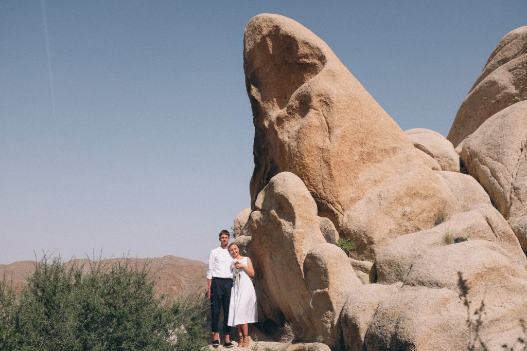 dovile b wedding joshua tree rustic