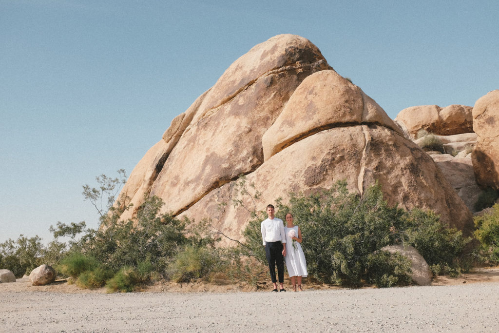 dovile b wedding joshua tree rustic