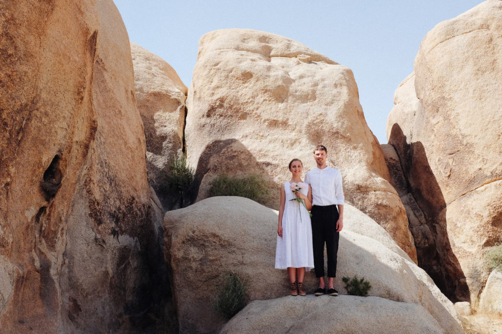 dovile b wedding joshua tree rustic